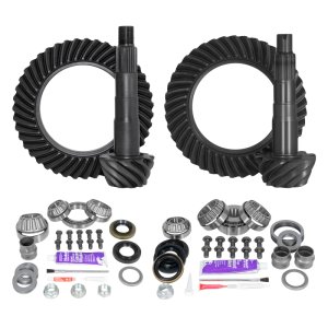 Toyota FJ Cruiser Differential Install Kit (Ring & Pinion Gear Kit) - Front + Rear - Yukon Gear & Axle - Ring & Pinion Gear Kit Front & Rear with Installation Kits, 5.29 Ratio, Fits 3.91 & Up Front Case, For 8
